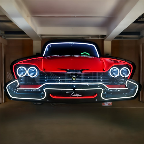 Plymouth Fury Grill Neon Sign
