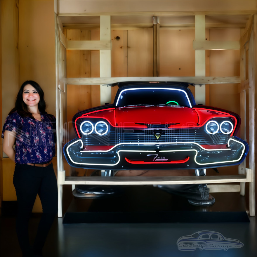 Plymouth Fury Grill Neon Sign