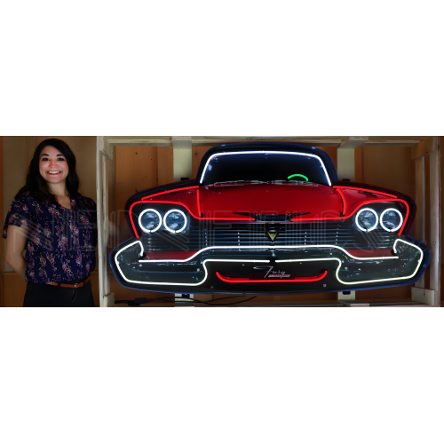 Plymouth Fury Grill Neon Sign