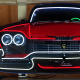 Plymouth Fury Grill Neon Sign