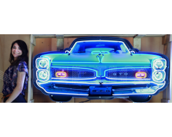 Pontiac GTO Grill Neon Sign