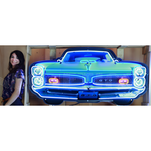Pontiac GTO Grill Neon Sign