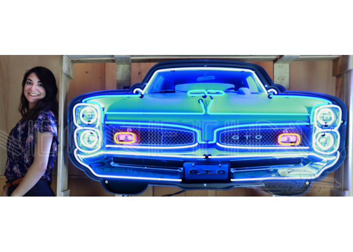 Pontiac GTO Grill Neon Sign