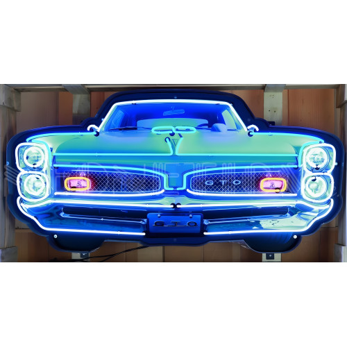 Pontiac GTO Grill Neon Sign