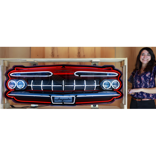Chevy Impala Grill Neon Sign