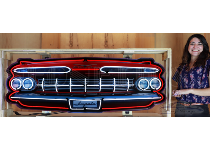 Chevy Impala Grill Neon Sign