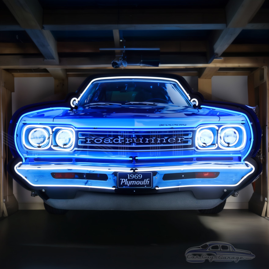 Plymouth Road Runner Grill Neon Sign Plymouth Road Runner Grill Neon Sign