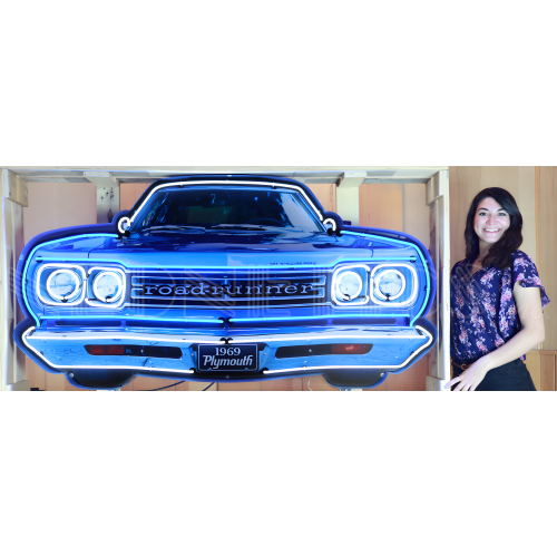 Plymouth Road Runner Grill Neon Sign