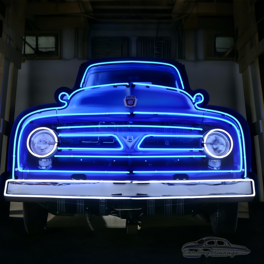 Ford V8 Truck Grill Neon Sign Ford V8 Truck Grill Neon Sign