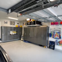 Ulti-mate Garage Cabinets in Graphite Grey