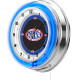 NHRA Drag Racing Blue Neon Clock - 19" NHRA Drag Racing Blue Neon Clock - 19"
