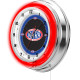 NHRA Drag Racing Red Neon Clock - 19"