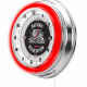 NHRA Drag Racing Hot Rod Red Neon Clock - 19"