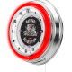NHRA Drag Racing Hot Rod Red Neon Clock - 19" NHRA Drag Racing Hot Rod Red Neon Clock - 19"