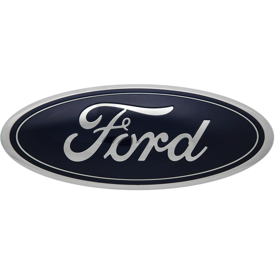 Official Ford Blue Oval Metal Emblem Sign - 14-Gauge Steel