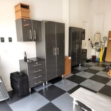 Ulti-mate Garage Cabinets in Graphite Grey
