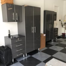 Ulti-mate Garage Cabinets in Graphite Grey