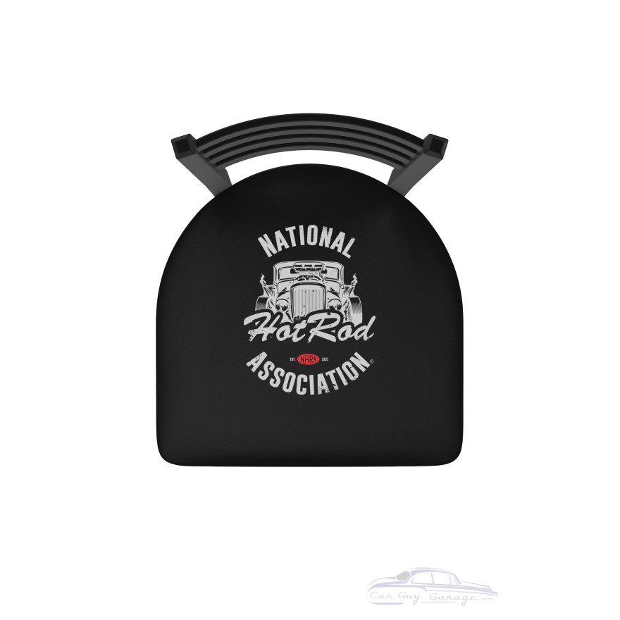 NHRA Drag Racing Hot Rod 30" Stool with Backrest NHRA Drag Racing Hot Rod 30" Stool with Backrest