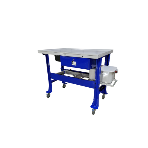 Tear Down Table with Drawer and Parts Washer