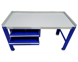 Heavy Duty Steel Work Bench with Drawers