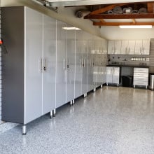 Ulti-mate Garage Cabinets in Stardust Silver