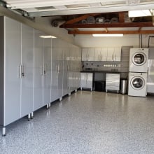Ulti-mate Garage Cabinets in Stardust Silver