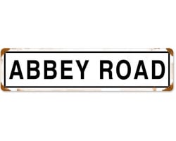Abbey Road Metal Sign - 20" x 5"