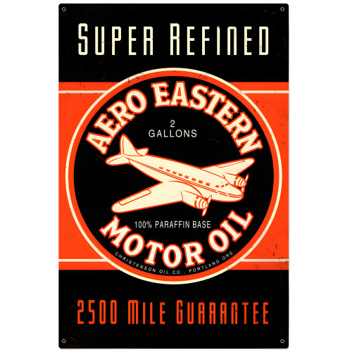Aero Eastern Metal Sign - 24" x 36"