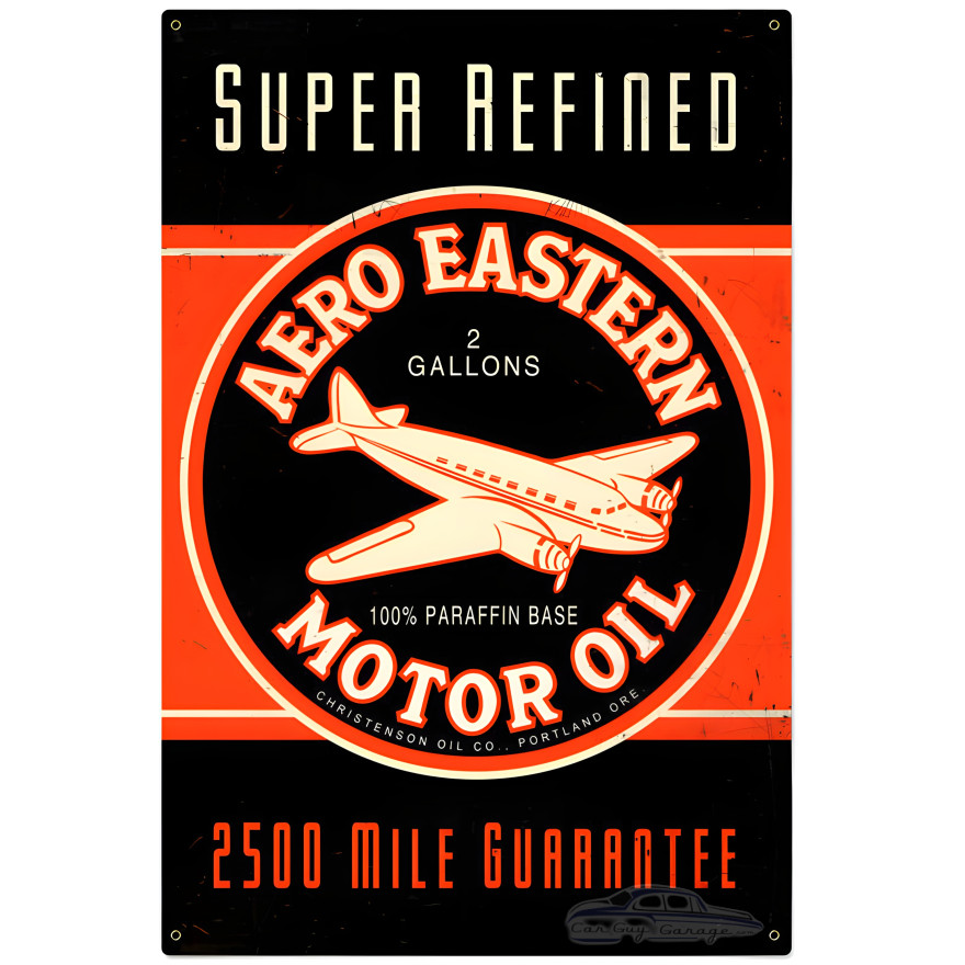 Aero Eastern Metal Sign - 24" x 36"
