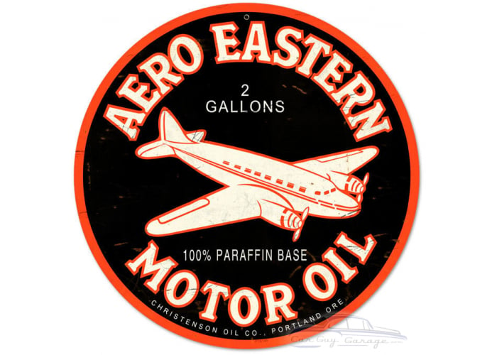 Aero Eastern Metal Sign - 14" x 14"