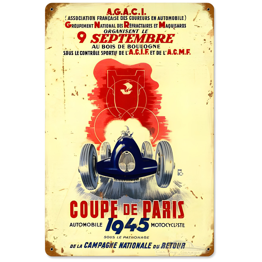 Agaci Metal Sign - 18" x 12"
