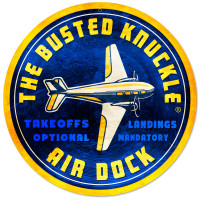 Air Dock Metal Sign - 14" Round