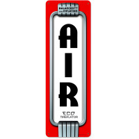 Air Eco Metal Sign - 8" x 24"
