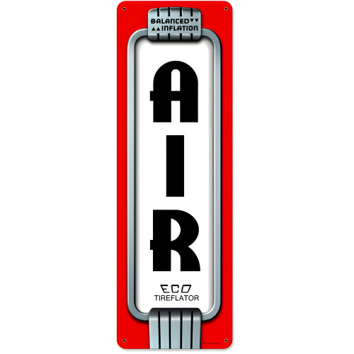 Air Eco Metal Sign - 8" x 24"