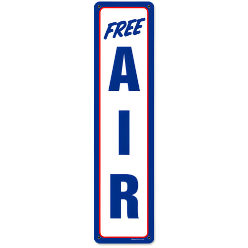 Air Mobil Metal Sign - 5" x 20"