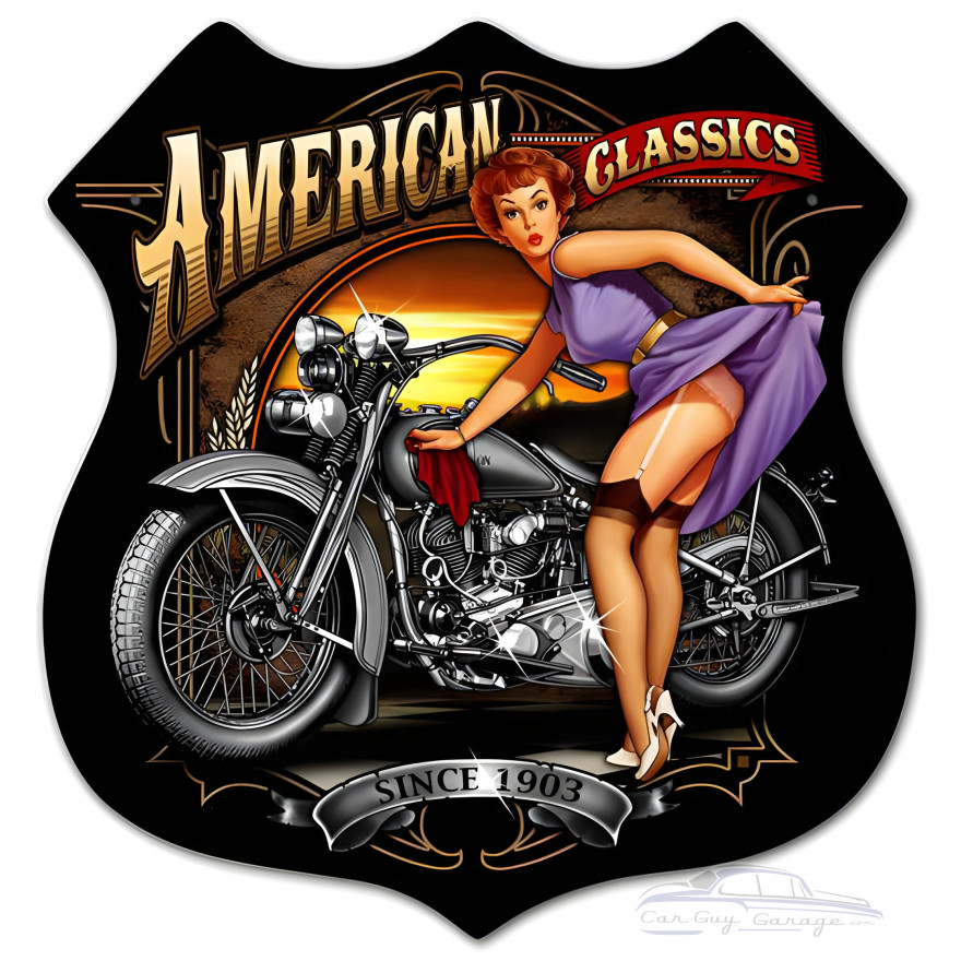 American Classics Metal Sign - 15" x 15"