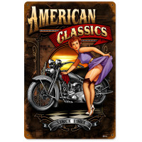 American Classics Metal Sign - 12" x 18"
