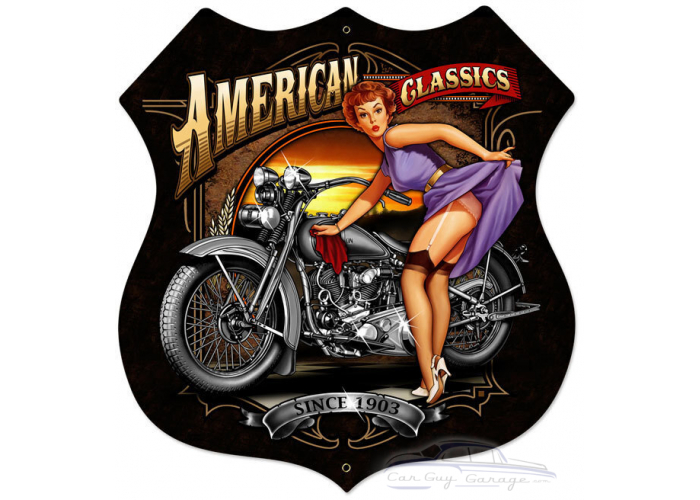 American Classics Metal Sign - 28" x 28" Custom Shape