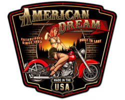 American Dream Metal Sign - 14" x 19"