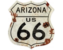 Arizona US 66 Metal Sign - 28" x 28"
