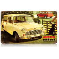 Austin Mini Countryman Sign - 14" x 8"