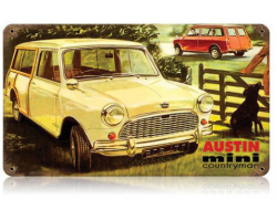 Austin Mini Countryman Sign - 14" x 8"