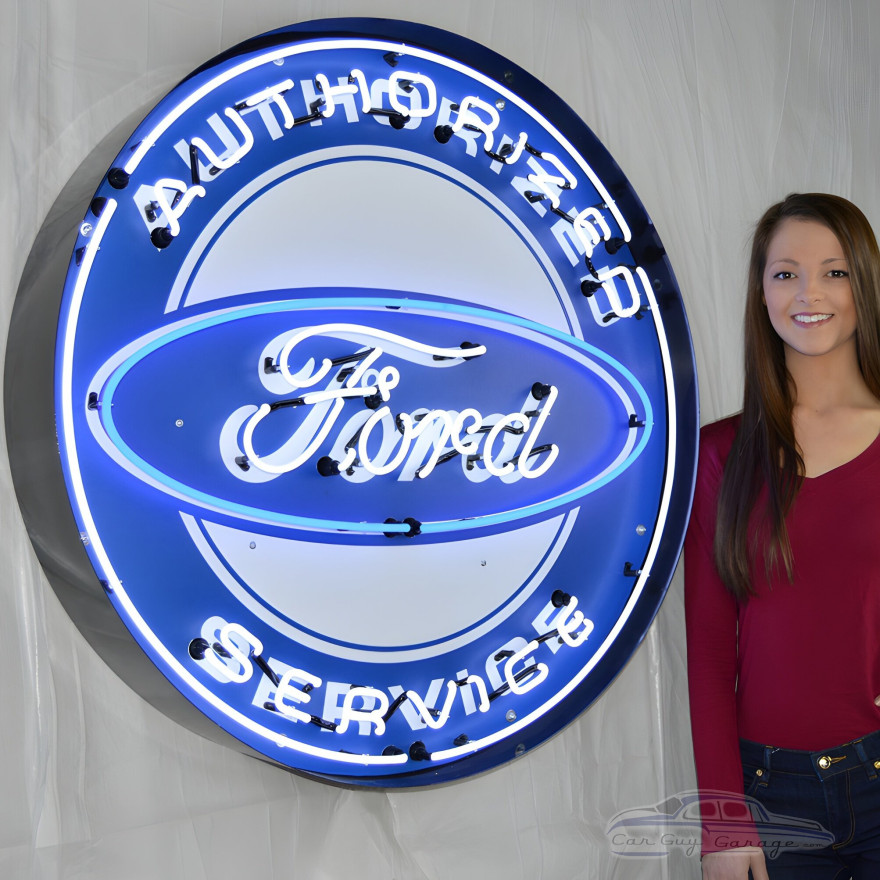 Authorized Ford Service Neon Sign Authorized Ford Service Neon Sign