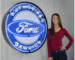 Authorized Ford Service 36 Inch Neon Sign