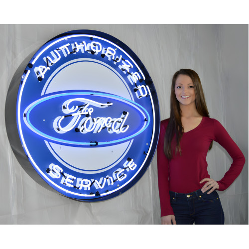 Authorized Ford Service Neon Sign