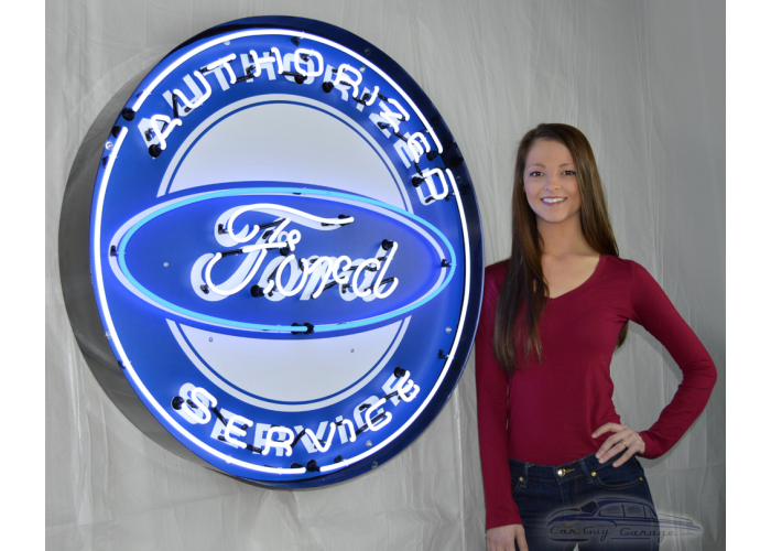 Authorized Ford Service 36 Inch Neon Sign