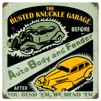Auto Body Shop Sign - 12" x 12"