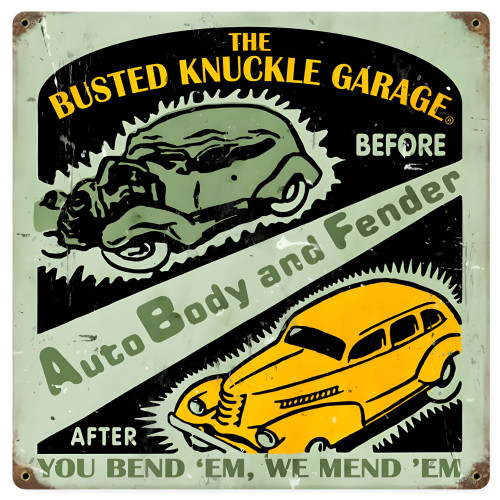 Auto Body Shop Sign - 12" x 12"
