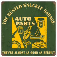 Auto Parts Sign - 12" x 12"