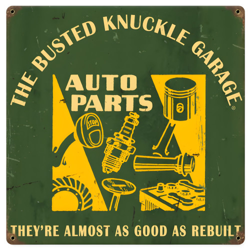 Auto Parts Sign - 12" x 12"